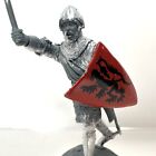 Medieval Knight Mace & Shield Warrior Metal Soldier Armored Chainmail Figure