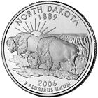 2006 D North Dakota State Quarter.  Uncirculated From US Mint roll.