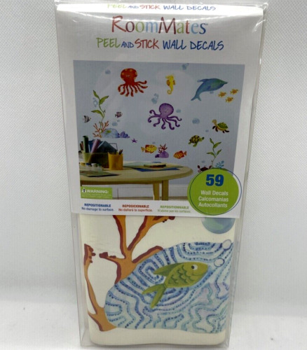 RoomMates RMK1851SCS Adventures Under The Sea 59 Peel and Stick Wall Decals