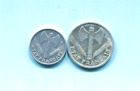 ETAT  FRANCAIS - TWO BEAUTIFUL HISTORICAL COINS FROM WW II  OCCUPIED FRANCE