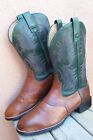 ARIAT Mens Cowboy Western Ranch Boots Brandy Brown Leather Round Toe Size 10.5D