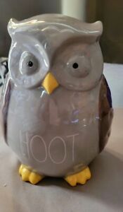 New: A brand-new, Hoot Owl ceramic decoration by Rae Dunn