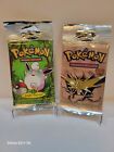 Pokémon **Vintage** FACTORY SEALED Jungle & Fossil Booster Packs --One Each--