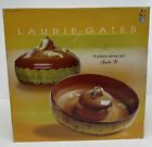 Laurie Gates Sante Fe 4 Piece Serving Set Chip & Dip and Covered Dish, Orig Box