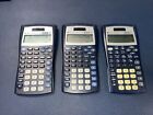 Lot of 3 Texas Instruments TI-30X IIS Scientific Calculators Quick Ship, No Case