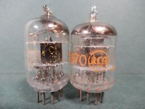 Raytheon & RCA 5670 Vacuum Tubes Amplitrex Tested Strong 96/103% & 76/70% Gm