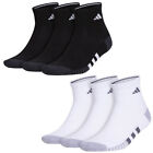 ADIDAS Cushioned 3-Pack Quarter Men's Tennis Athletic Socks Size 6-12