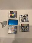 New ListingNintendo 3DS XL Blue & Black Handheld Console w/ Charger US Version 4 games