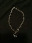 Tiffany co. 925 sterling silver toggle necklace