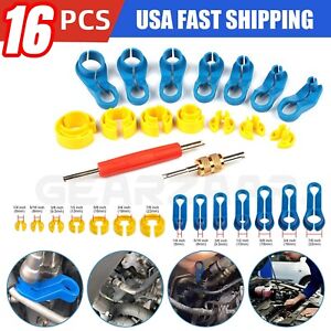 16Pcs AC Disconnect Fuel Line Disconnect Tool Set–Car Removal Tool Kit US STOCK