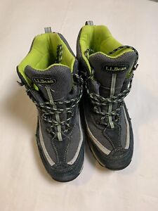 L.L. Bean Boots Womens 8.5 Hiking Blue Ankle Winter Tek 2.5