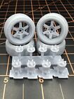 1/24 18 Inch TE37 Rims With Advan Tires Works For Tamiya & Aoshima Models