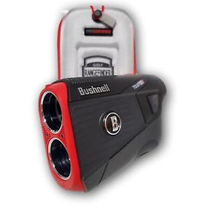 Excellent Bushnell Tour V5 Shift Slope Laser Golf Rangefinder Red/Black & Case