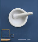 60 mm Mini Porcelain Mortar and Pestle Mixing Grinding Bowl Set