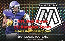 2021 NFL Mosaic Football Hobby Box Break - (1) Random Team *Read Description*