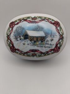 Heritage House 1991Japan Melodies of Christmas music box O Come All Ye Faithful