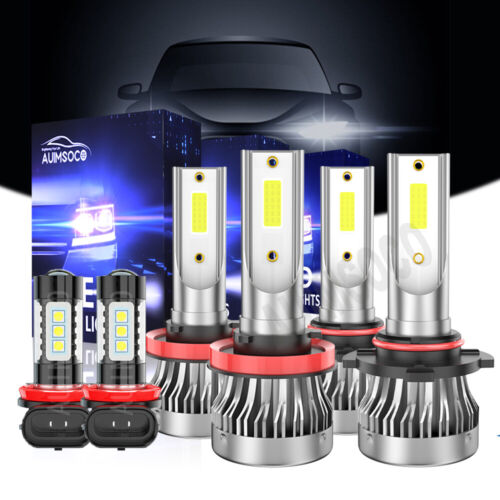 For Ram ProMaster City Van 2.4L 2015-2020 LED Headlight High Low Fog Light Bulbs