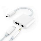 Earphone USB-C Headphone Adapter 3.5mm Jack Charger Port for Phones & Tablets