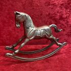 ✨Storage Find✨ Vintage Brass Rocking Horse Figurine Paperweight