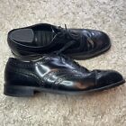 Florsheim FLS Mens Black Leather Full Brogue Wingtip Oxford Dress Shoes Size 12