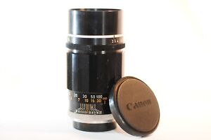 New ListingCanon Rangefinder 135mm f/3.5 black lens Leica screw mount for VT P L1 7s IVSB