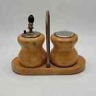 Wooden Salt and Pepper grinder Set ~ Italian ~ 4.5