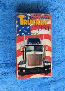 TRUCKIN' IN THE USA VHS Tape 1989 Merle Haggard Dave Dudley Country Music