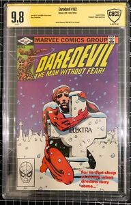 Daredevil #182 CBCS 9.8 White pages - Signed by Frank Miller - 23-40271F5-003