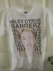 Miley Cyrus Shirt Adult Small White Bangerz Tour 2014 Pop Music Short Sleeve