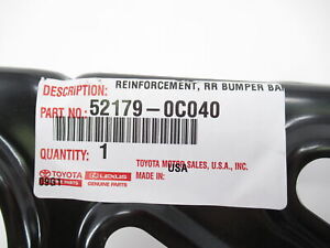 Genuine OEM Toyota 52179-0C040 Driver LH Rear Bumper Reinforcement 14-21 Tundra