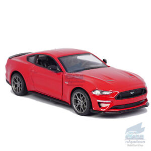 1:34 Ford Mustang GT 2018 Model Car Diecast Toy Vehicle Kid Gift Collection Red
