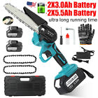 6 inch Electric Mini chainsaw Cordless Handheld  Chain Saw 2 Battery for Makita