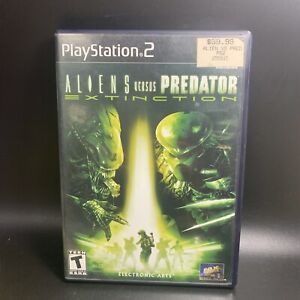 Aliens vs. Predator Extinction PlayStation 2PS2 With Manual Black Label Untested