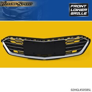 Fit For Chevrolet Cruze 2016-2018 Chrome ABS Front Bumper Lower Middle Grille (For: 2018 Cruze)