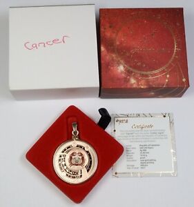 2021 CAMEROON | Silver 10g CANCER Zodiac Sign Jewelry Pendant 500 Francs #41987C