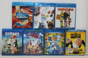 Children's Kid's Family Movies Blu-Ray Lot of 7