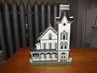 SHELIA'S COLLECTIBLE WOOD HOUSE THE ABBEY II CAPE MAY NEW JERSEY USED 1996