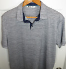 Black Clover Polo Shirt Mens XL Textured Scale Short Sleeve Performance Golf