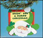 12 (ONE DOZEN) Irish You a Merry Christmas Craft Kits Kids 8 3/4 inches! ABCraft