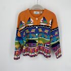 Design options Phillip and Jane Gordon sweater women’s XL beach colorful vintage
