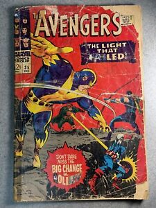 AVENGERS #35 (1966) GOLIATH, LIVING LASER APPEARANCE DON HECK SILVER AGE