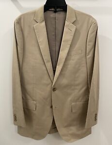J. Crew Ludlow Italian Cotton Chino Khaki Suit jacket Mens size 38R New W/ Tags