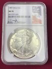SCARCE 1987 American Silver Eagle NGC Graded MS70 Mercanti Authentic Hand-Signed