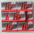 Sony HF 90 Normal Bias Blank Cassette  Tapes New/Sealed Lot Of 7