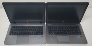 Lot of 2 HP EliteBook 840 G2 Intel Core i5-5200U @ 2.20GHz 8GB RAM 14