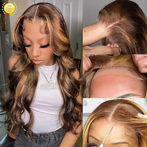 Wear and Go Glueless Wig For Beginners 4/27 Body Wave Lace Front Wigs Human Hair