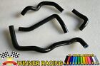 BLACK Silicone Heater Hose For Acura RSX Type S DC5 K20A 2002-2006 4PCS