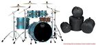 Mapex Saturn Evolution Classic Birch Exotic Azure Burst Drums +Bags 22_10_12_16
