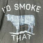 Hanes Graphic T-Shirt I’d Smoke That Charcoal Gray 3XL