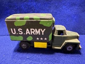 Metal U.S. Army Pickup Truck Vintage 1960’s Original Paint